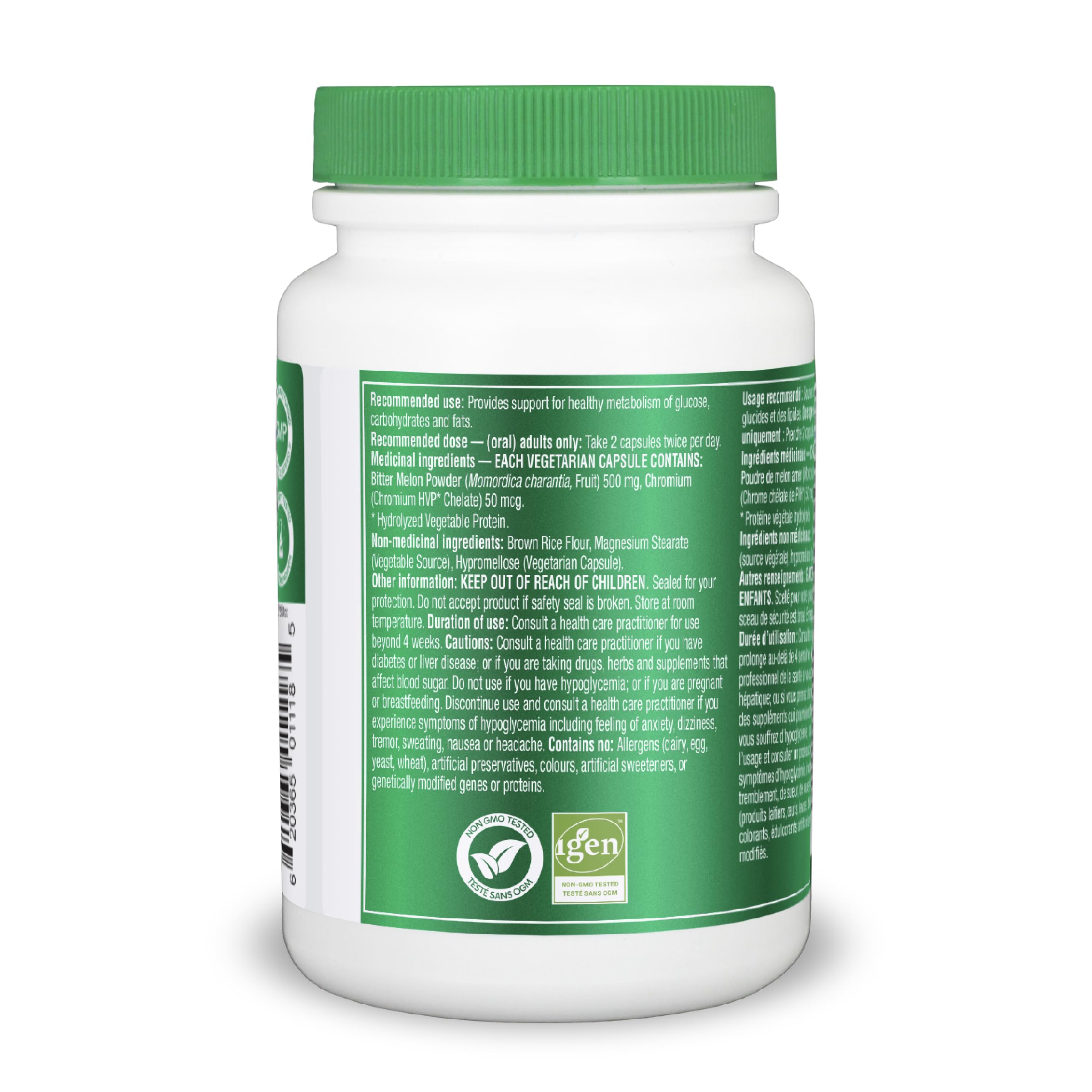 Organika Blood Sugar Control (Formerly Cr-Bitter Melon) 120 Caps