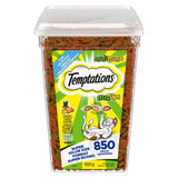 TEMPTATIONS Mix-Ups Adult Cat Treats Chicken, Catnip & Cheese Flavour, 850g Tub