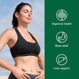 Organika Canadian-Made Digest Greens for Gut Health + Bloat Relief- Organic Greens Powder with NAC and Milk Thistle- Detox, Antioxidants, Digestion and Liver Support - Pineapple Punch Flavour- 340g