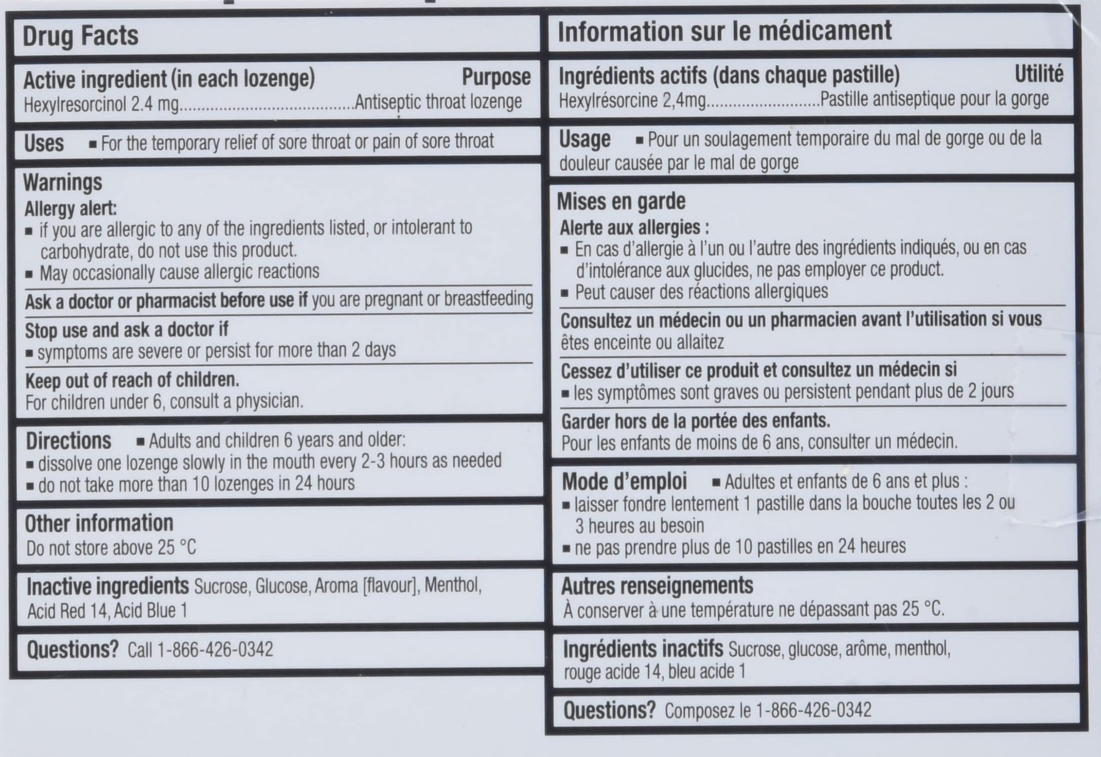 Strepsils Fast and Effective Relief for Sore Throat, Lozenges, Black Current, 36 count