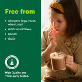 Organika Kids All-in-One Daily Nutrition Powder- Chocolate Flavour – 6g Whey Protein + 19 Vitamins & Minerals – Prebiotic Fibre for Digestion – Complete Nutritional Drink for Kids- 340g
