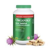 Organika Canadian-Made Milk Thistle 250 Mg Bonus Size 220 count- Liver Protectant From Silymarin Seed- 220vcaps