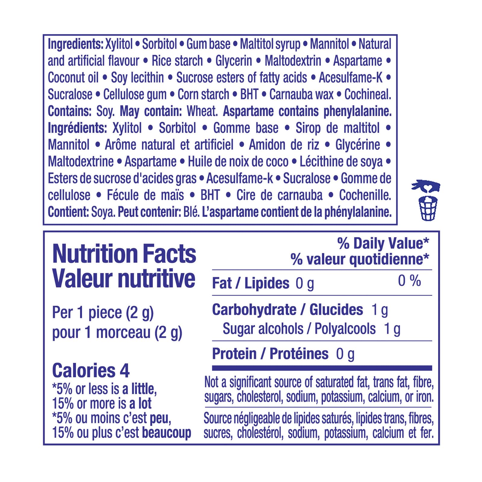 Mentos Pure Fresh, Cinnamon Sugar-free Gum - Pack of 6 Bottles (300 Pieces)