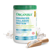 Organika Enhanced Collagen Powder (Type 1 & 3) – 10g Per Serving for Hair, Skin, Nails & Joints – Canadian-Made, Grass-Fed, Non-GMO, 250g
