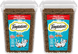 TEMPTATIONS Cat Treats, Tempting Tuna Flavour, 454g Tub (Pack of 2)