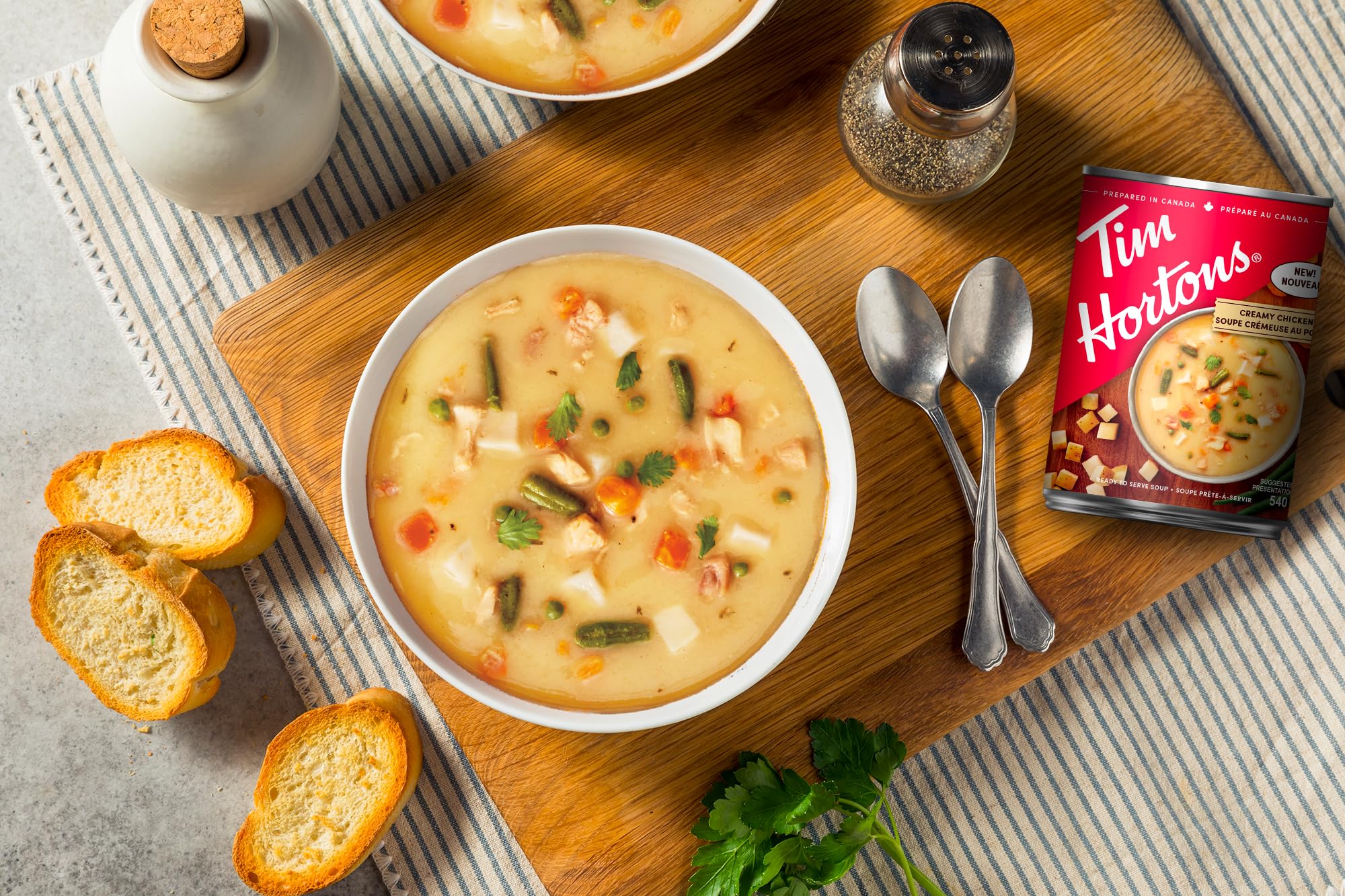 Tim Hortons Creamy Chicken Soup, Ready to Serve, 540mL Can