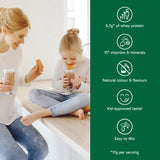 Organika Kids All-in-One Daily Nutrition Powder- Chocolate Flavour – 6g Whey Protein + 19 Vitamins & Minerals – Prebiotic Fibre for Digestion – Complete Nutritional Drink for Kids- 340g