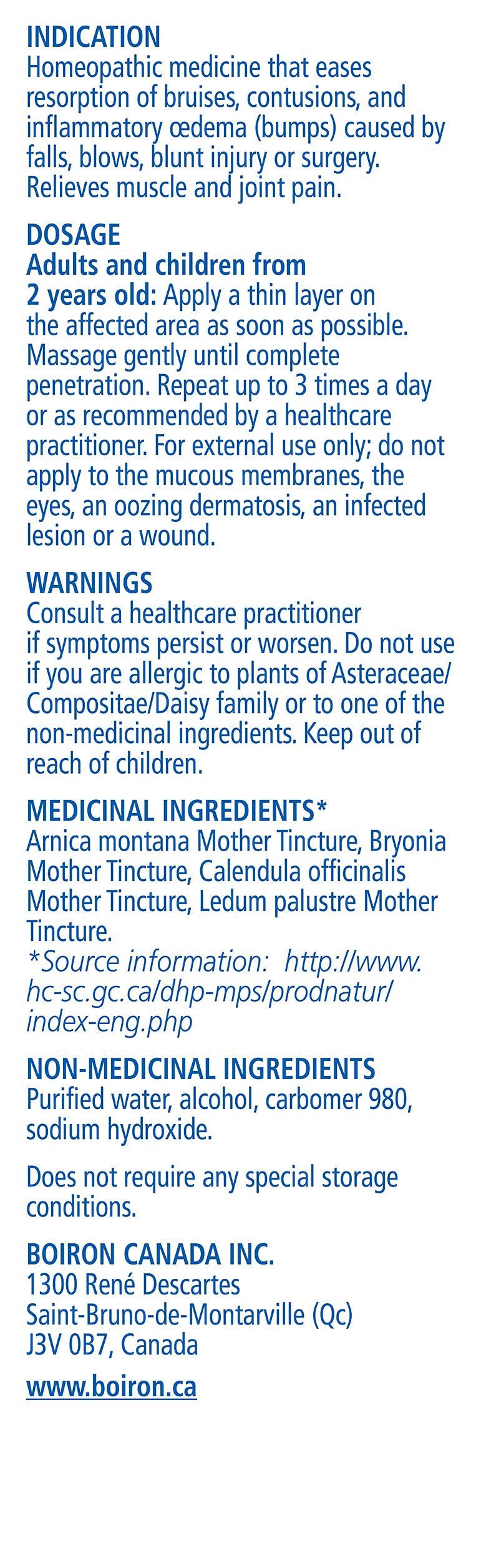 Boiron Arnicare Bruise Gel Relief for Pain, Bumps, Oedema and Swelling - Non-greasy and Fragrance-Free, A natural health product made with 100% naturally-sourced medicinal ingredients, featuring a quick-absorbing gel texture and easy to carry anywhere. Fo