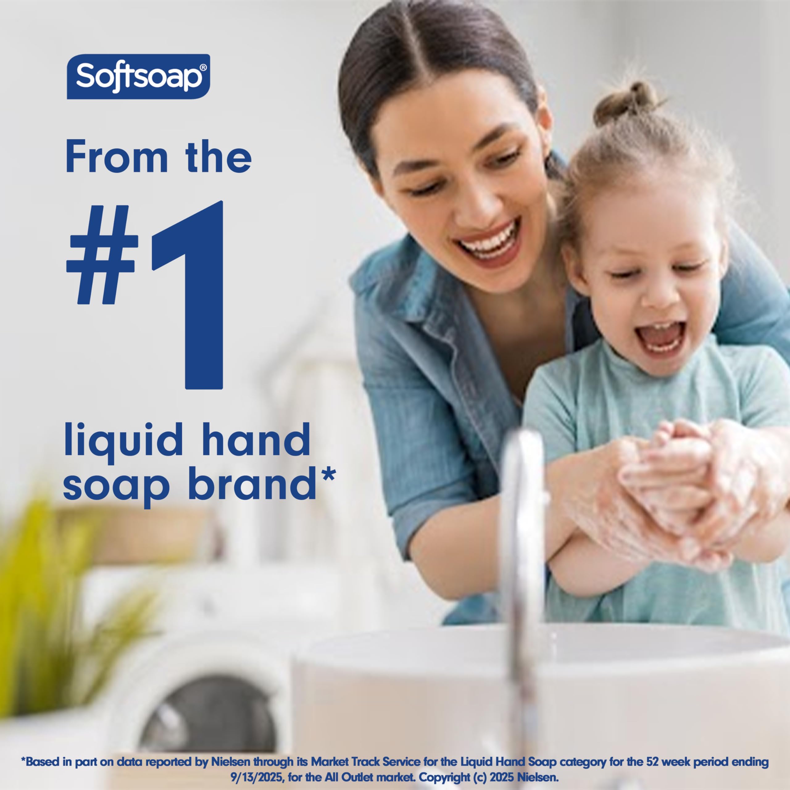 Softsoap Antibacterial Liquid Hand Soap Refill – Juicy Peach Scent, 50 oz – Moisturizing pH-Balanced Formula, Gentle on Skin, Deep Cleansing, Paraben Phthalate-Free – Ideal for Kitchen and Bathroom