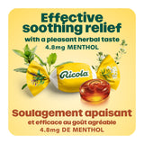 Ricola Original Herb Cough Drops with Menthol - Cough and Sore Throat Relief - 45 Count - Herbal Throat Lozenges