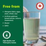 Organika Canadian-Made Belli Bliss Fibre | High Fibre Blend, 4 Diverse Sources of Fibre | Supports Digestive Health, Constipation Relief, Weight Control - Lemon Lime, 10 x 15g sachets