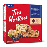 Tim Hortons Blueberry Granola Bars, Peanut Free, 5 Count