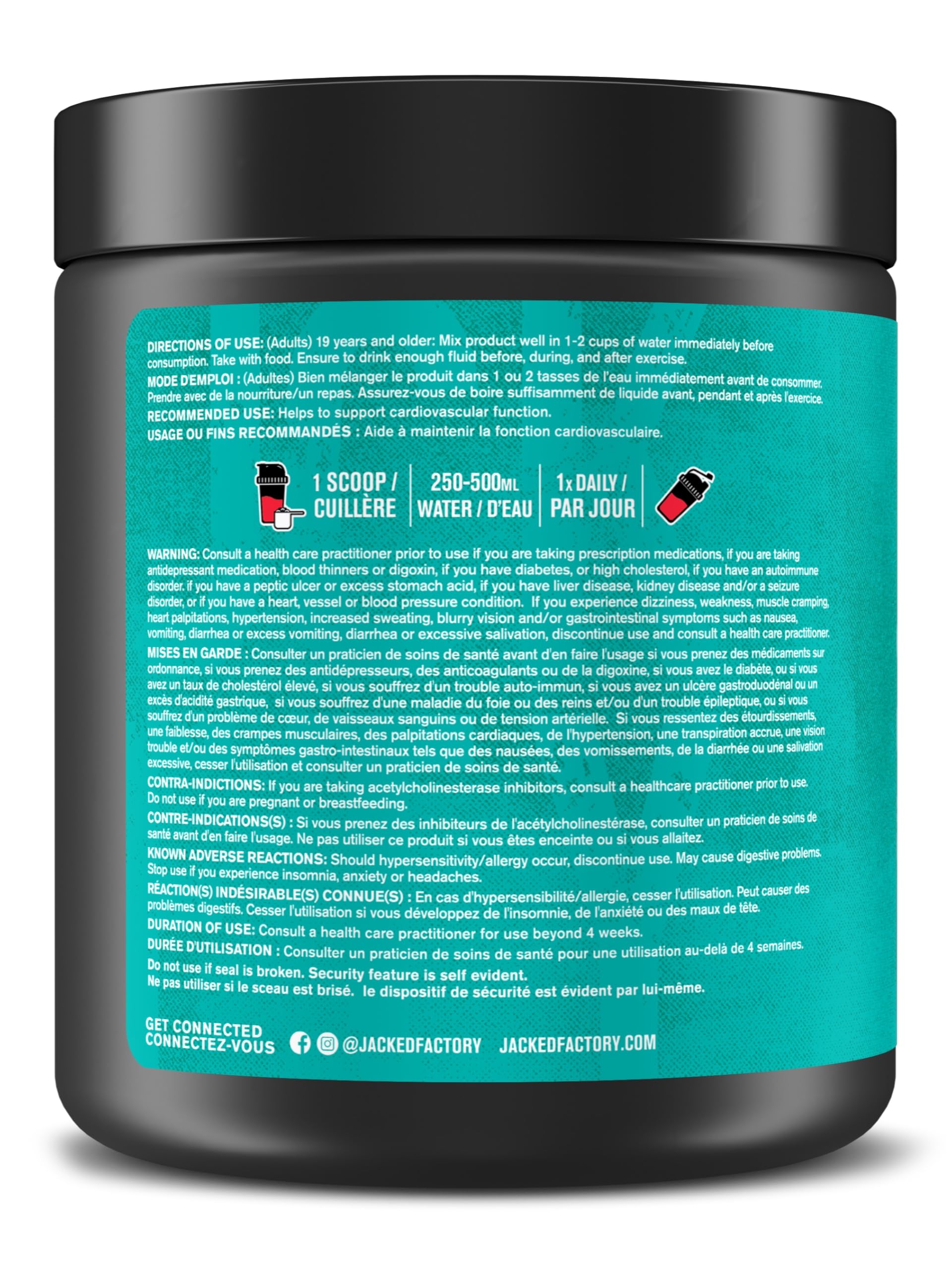 Jacked Factory Pumpsurge Caffeine Free Preworkout - Stim Free Pre Workout Powder, Nitric Oxide Pump Pre Workout, & Nootropic Supplement - Intense Pumps, Laser Focus - 20 Servings, Cherry Limeade