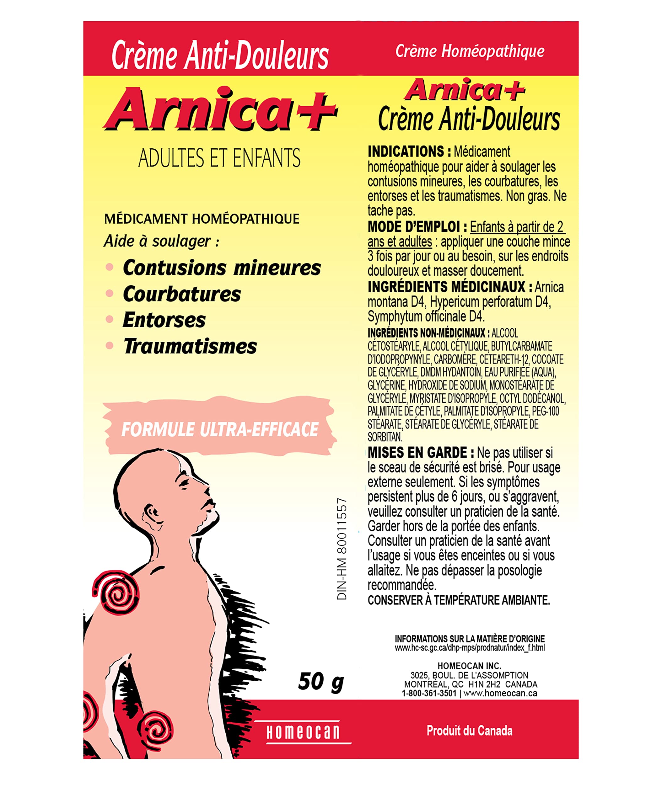 Arnica+ Pain Relief Cream 40 g | Kids 0-9