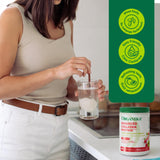 Organika Canadian-Made Enhanced Collagen Protein Powder- Lychee Flavour - Delicious flavour, High Protein Content - Hydrolyzed For Better Absorption – Grass-Fed, Non-GMO - 252g