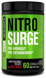 NITROSURGE Pre Workout Supplement - Endless Energy, Instant Strength Gains, Clear Focus, Intense Pumps - Nitric Oxide Booster & Preworkout Powder with Beta Alanine - 60 Servings, Cherry Limeade