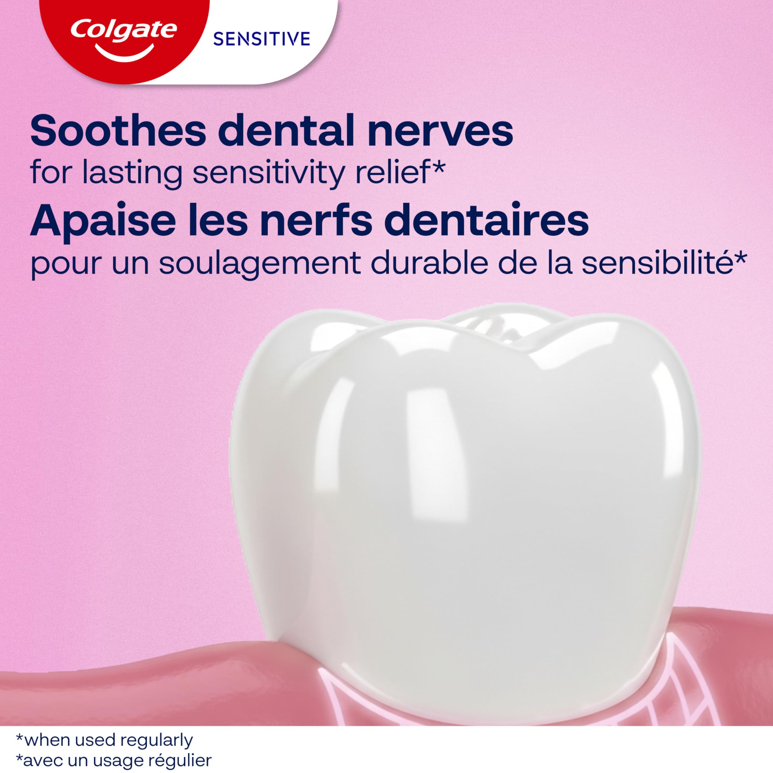 Colgate Sensitive Whitening Toothpaste for Sensitive Teeth, 1 Pack, Toothpaste with Fluoride and Potassium Nitrate, Helps Keep Teeth Whiter and Prevent Bad Breath, Spearmint, 72 mL