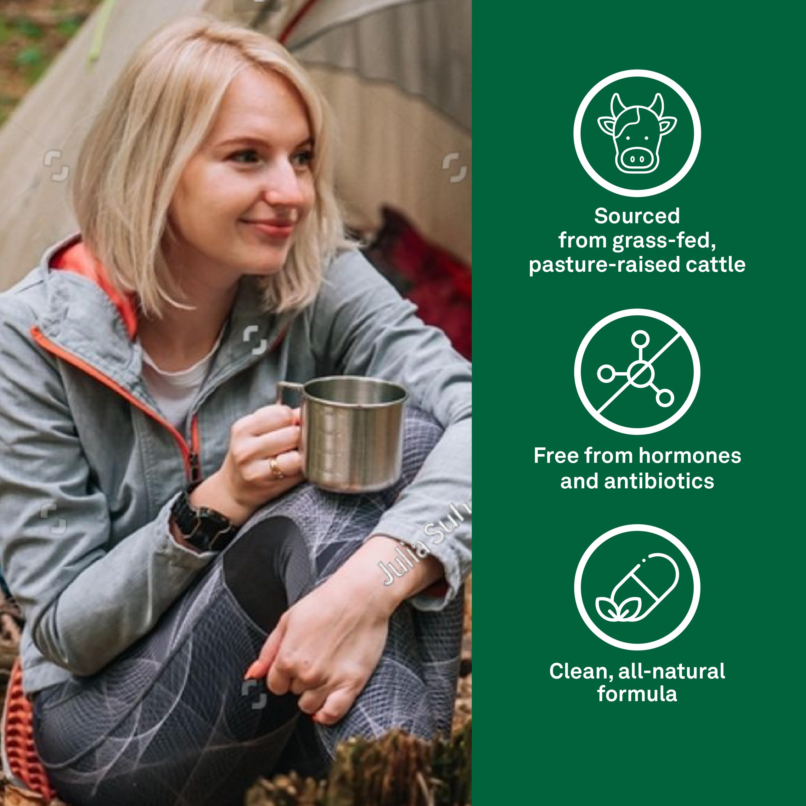 Organika Colostrum (Bovine)- Immune Support, Grass-Fed- 90caps