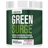 Jacked Factory Greensurge Green Superfood Powder - Greens Drink w/Spirulina, Wheat & Barley Grass, Organic Greens - Green Tea Extract, Probiotics & Digestive Enzymes - 30 Servings, Mixed Berry