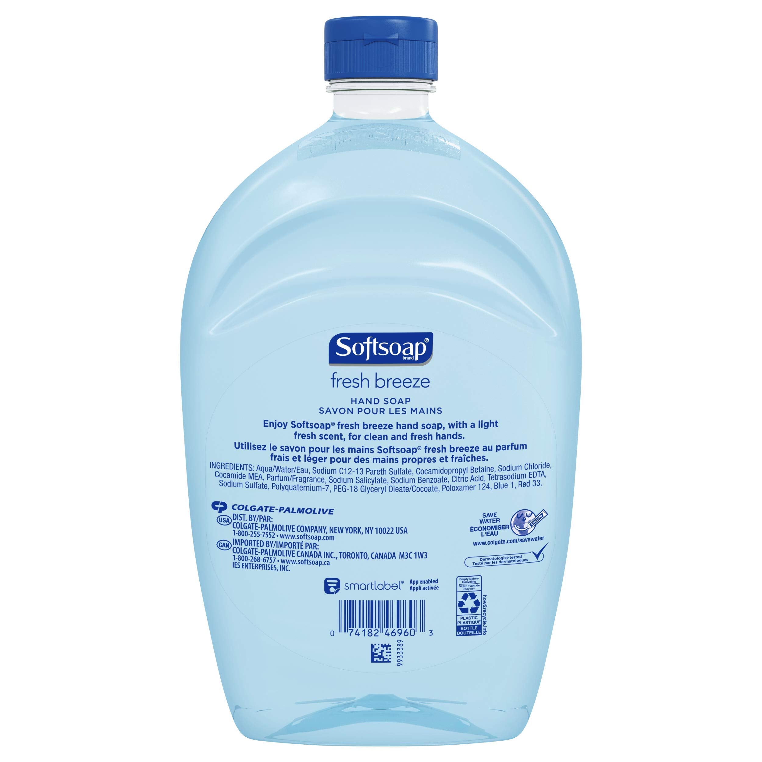 Softsoap Liquid Hand Soap Refill, fresh breeze, 1.47 Liter