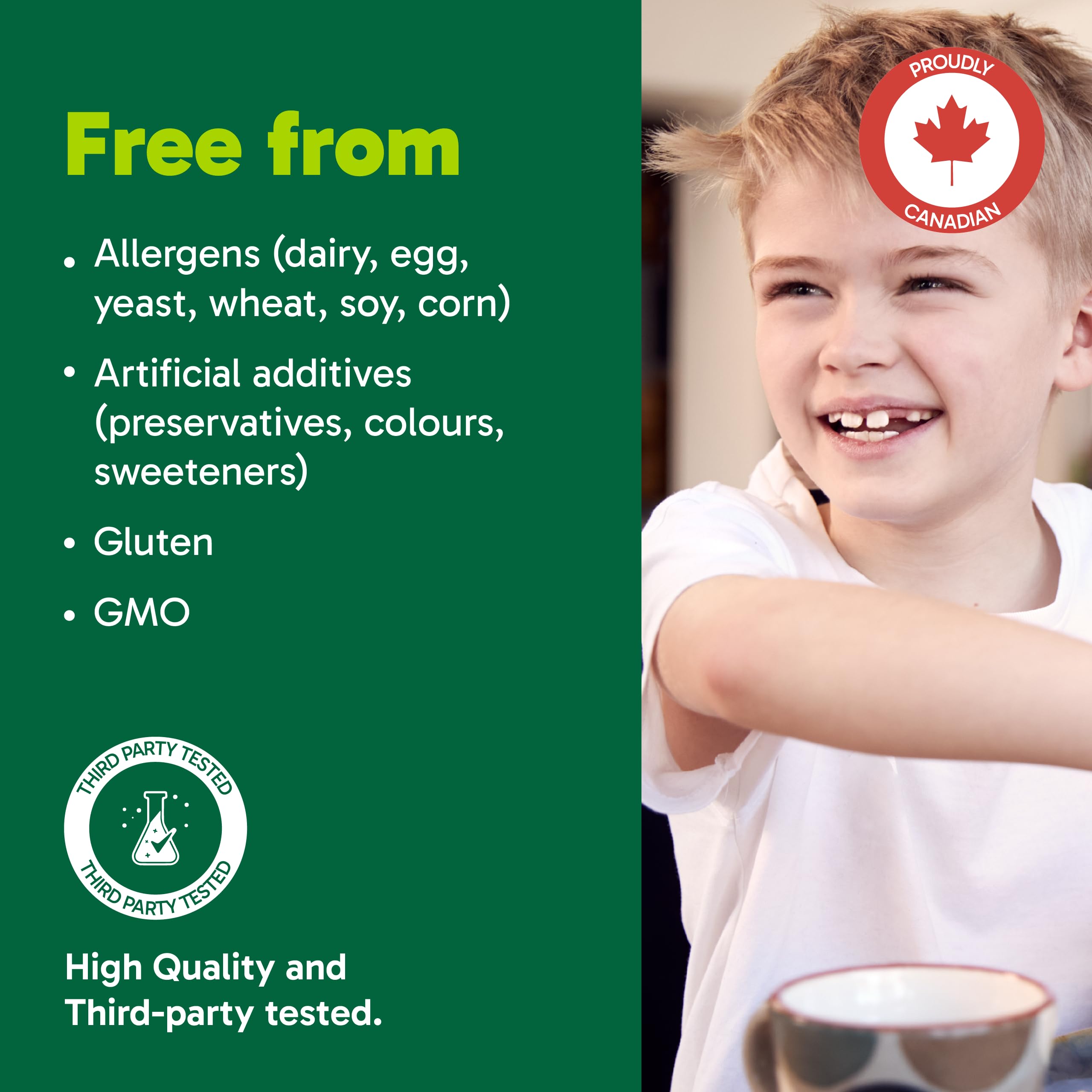 Organika Kids Liquid Calcium Plus- with Vitamins D3 and K2- Healthy Bone and Teeth Development- Mixed Berry Flavour- 450ml