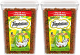 TEMPTATIONS Mix-Ups Cat Treats, Catnip (Chicken, Catnip & Cheddar Flavour), 454g Tub (Pack of 2)