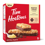 Tim Hortons Boston Cream Granola Bars, Peanut Free, 5 Count
