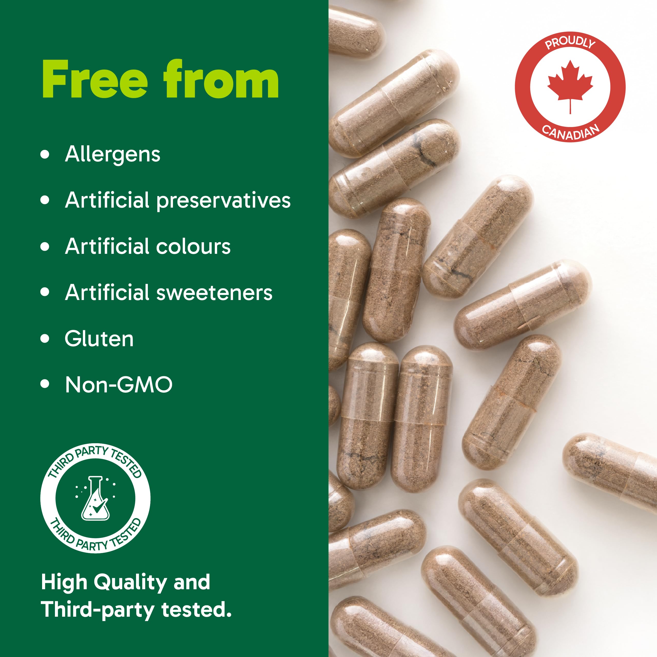 Organika Korean Red Ginseng- 6 Year Old Roots, Energy Support, Stress Support, Warming Effect- 100caps