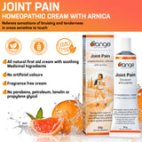 Orange Naturals Joint Pain Cream with Arnica, 50g – Soothing Relief for Muscle Strains, Bruising, Swelling & Sprains, Knee & Shoulder Pain – Non-Greasy Cream for Everyday Comfort