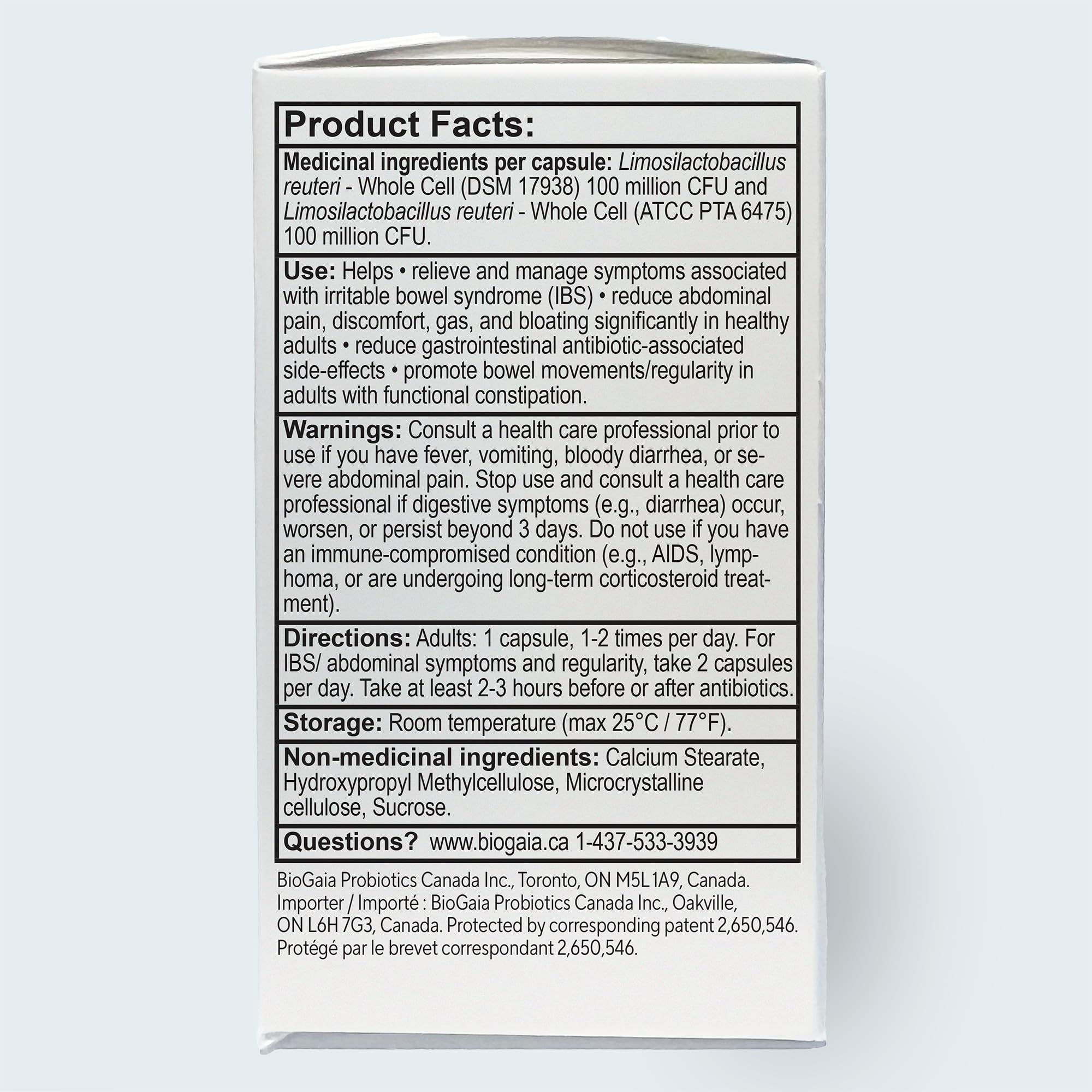 BioGaia Gastrus Pure Action | 30 capsules | For IBS, Gas, and Bloating | Helps reduce significantly abdominal pain & discomfort | FODMAP-friendly formula | Dairy and Gluten Free