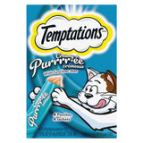 TEMPTATIONS Cat Treats, Adult Creamy Puree Lickables, Tuna, 12g Pouches (44 Pack)