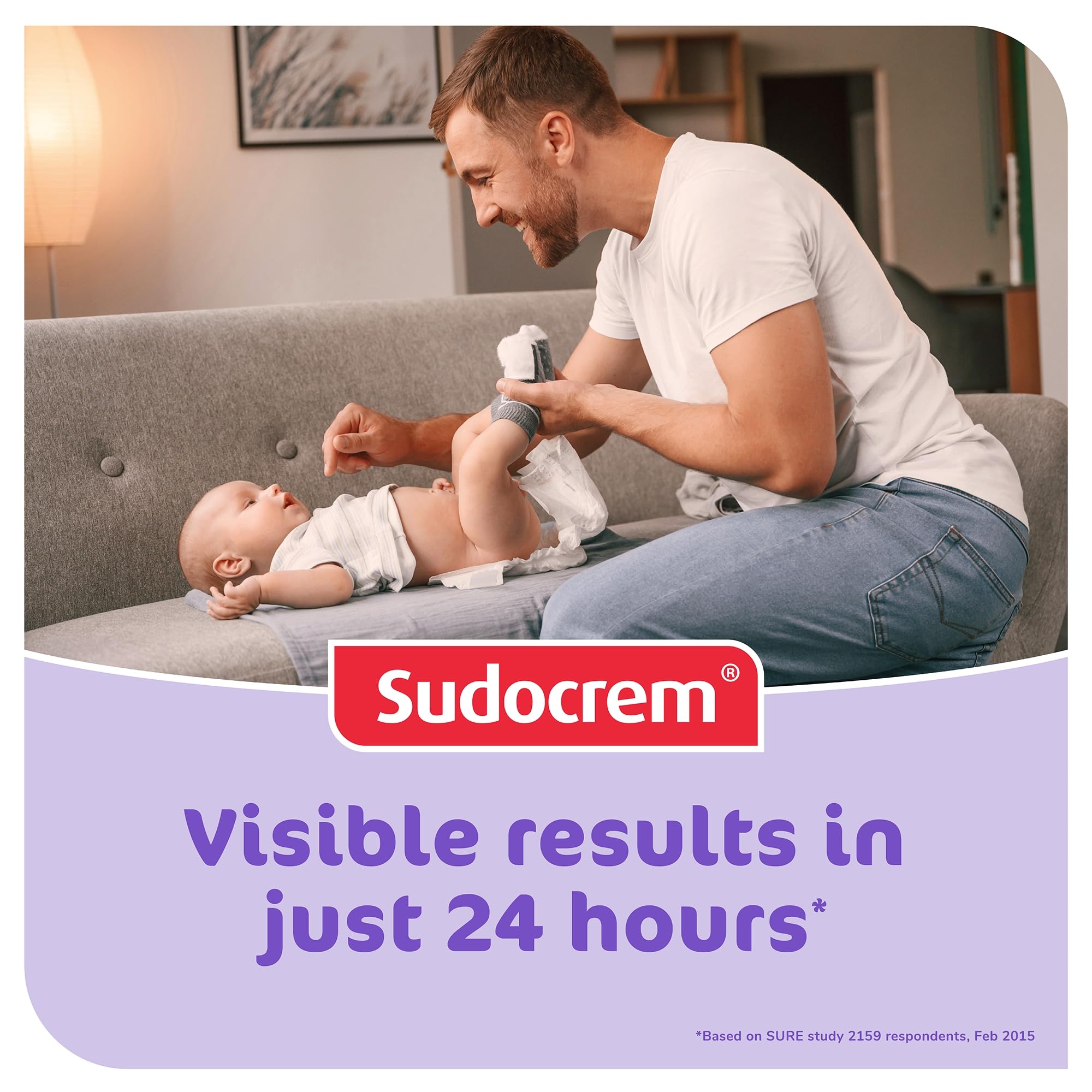 Sudocrem - Diaper Rash Cream for Baby, Soothes, Heals, and Protects, Relief and Treatment of Diaper Rash, Zinc Oxide Cream - 400g