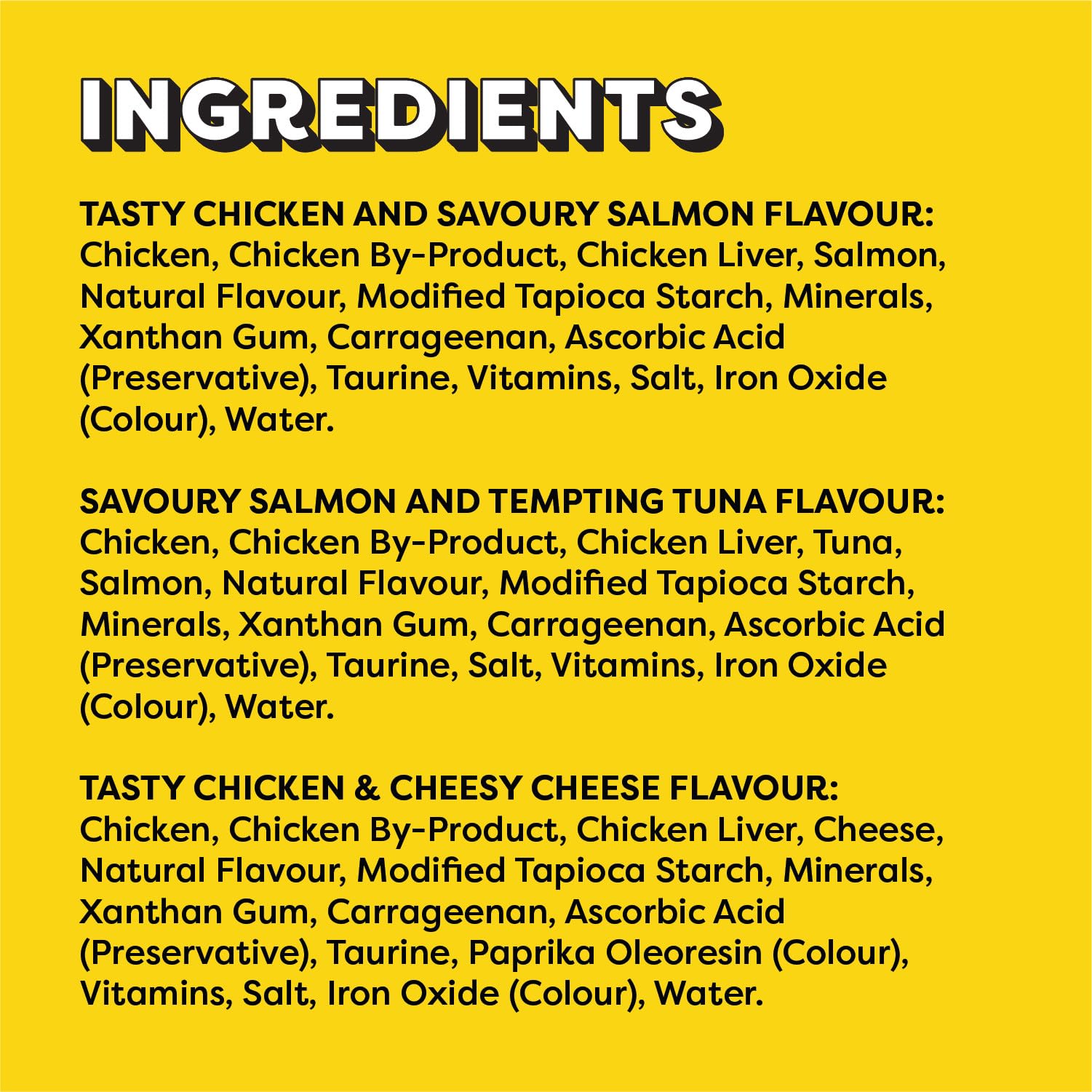 Temptations Lickable Spoons Adult Cat Treats Chicken & Salmon, Salmon & Tuna, Chicken & Cheese Flavours Variety Pack, (24) 10g Spoons (Pack of 2)