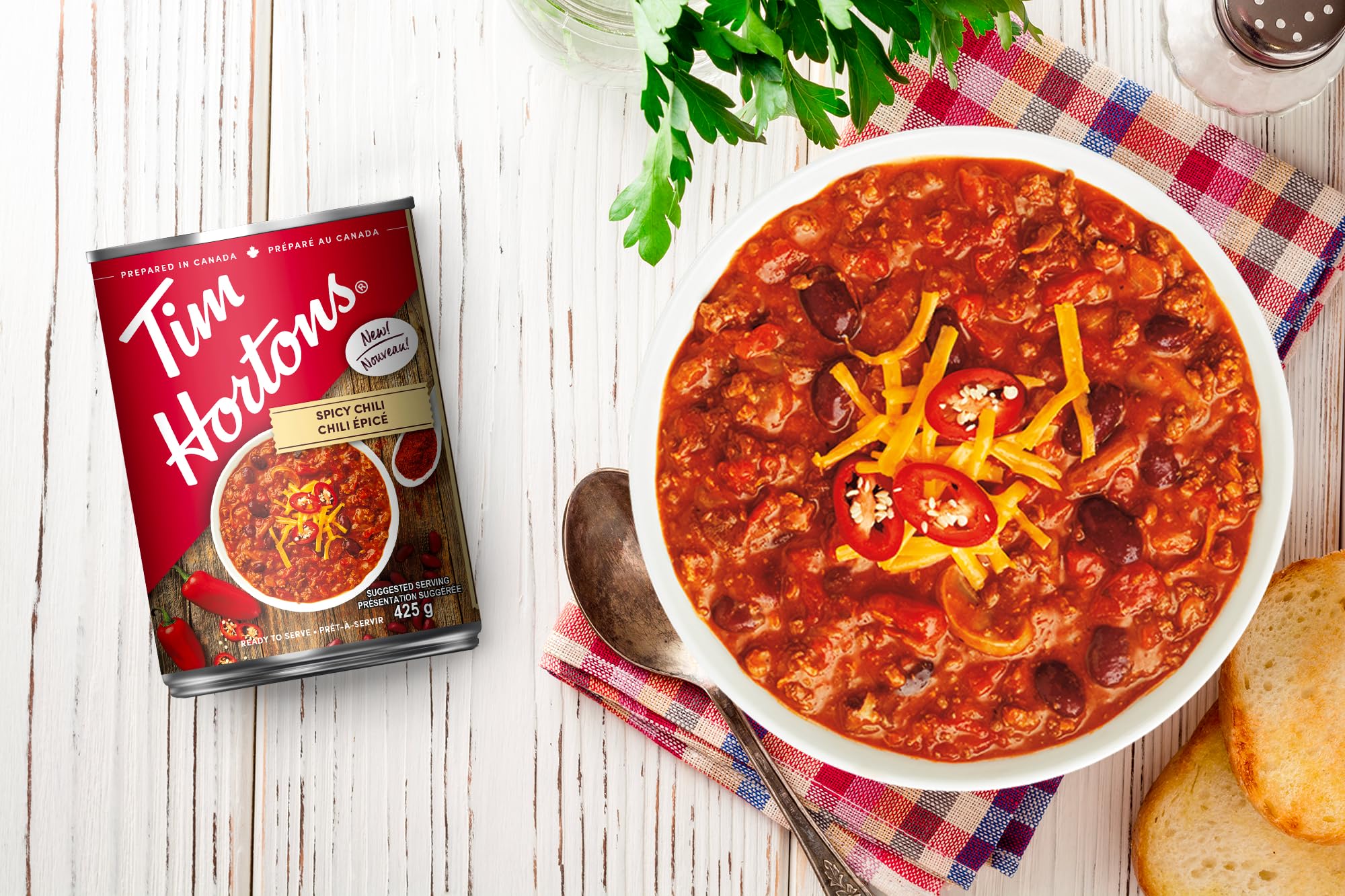 Tim Hortons Spicy Chili, 425 g (Pack of 1)