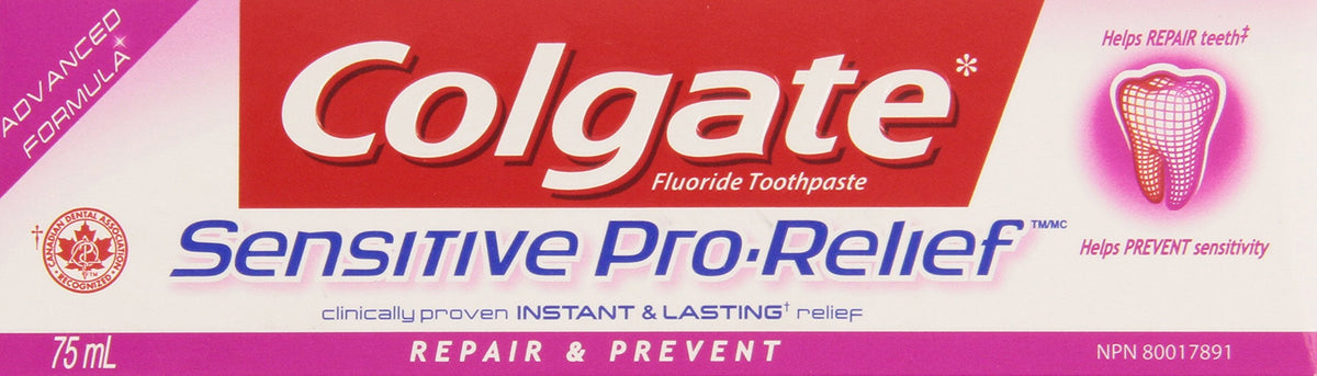 Colgate Sensitive Pro-Relief Repair & Prevent Toothpaste, 75 Milliliters