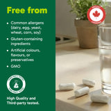 Organika Canadian-Made ALA + Resveratrol + Ergothioneine | Triple Antioxidant Formula | Cellular & Mitochondrial Support | Highly Bioavailable ALA | Vegetarian | 60 Capsules