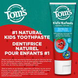 Tom's of Maine Children's Silly Strawberry Natural Fluoride Free Anticavity Toothpaste - Fruity Flavor, 90 mL