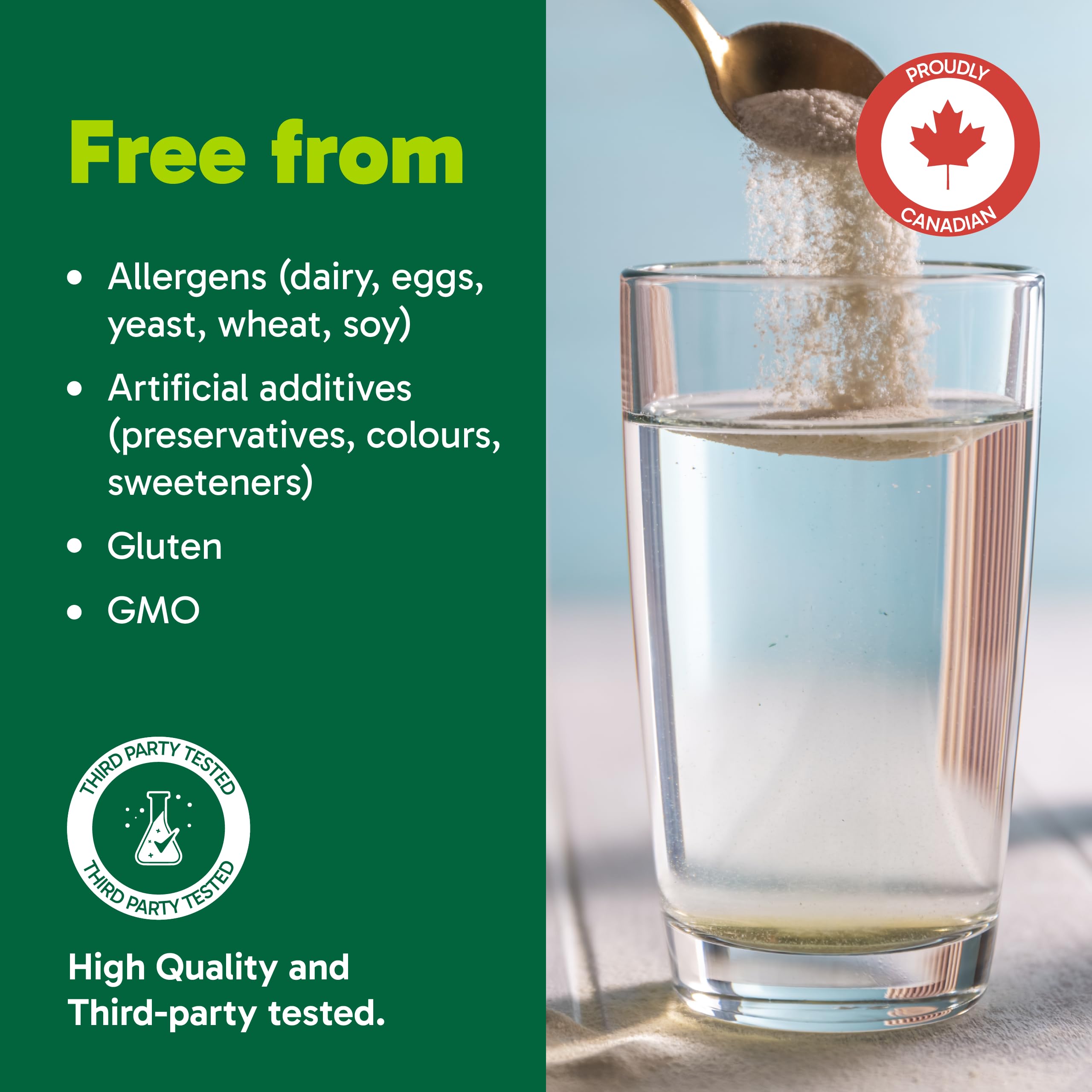 Organika Canadian-Made Belli Bliss Fibre | High Fibre Blend, 4 Diverse Sources of Fibre | Supports Digestive Health, Constipation Relief, Weight Control - Unflavoured, 10 x 14g sachets
