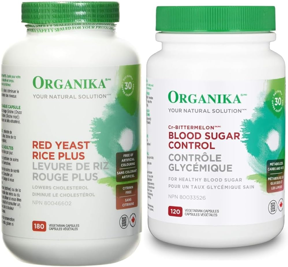 Canadian-Made Red Yeast Rice Plus- Plant Sterols, Cholesterol Support- 180Vcaps