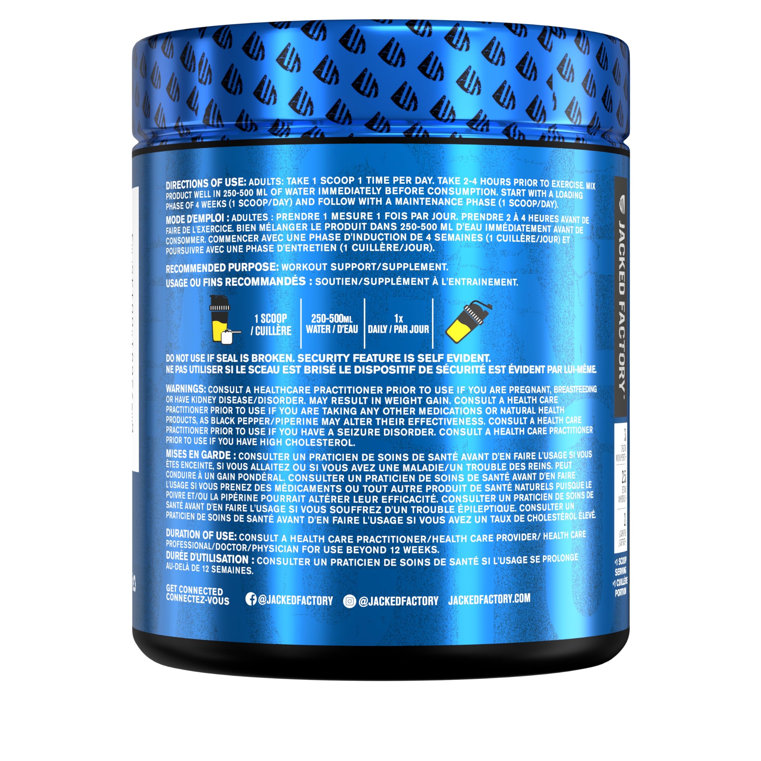 Growth Surge Post Workout Recovery Drink - Daily Muscle Building Supplement with Creatine Monohydrate Powder, Betaine, L-Carnitine L-Tartrate - 30 Servings, Blueberry Lemonade
