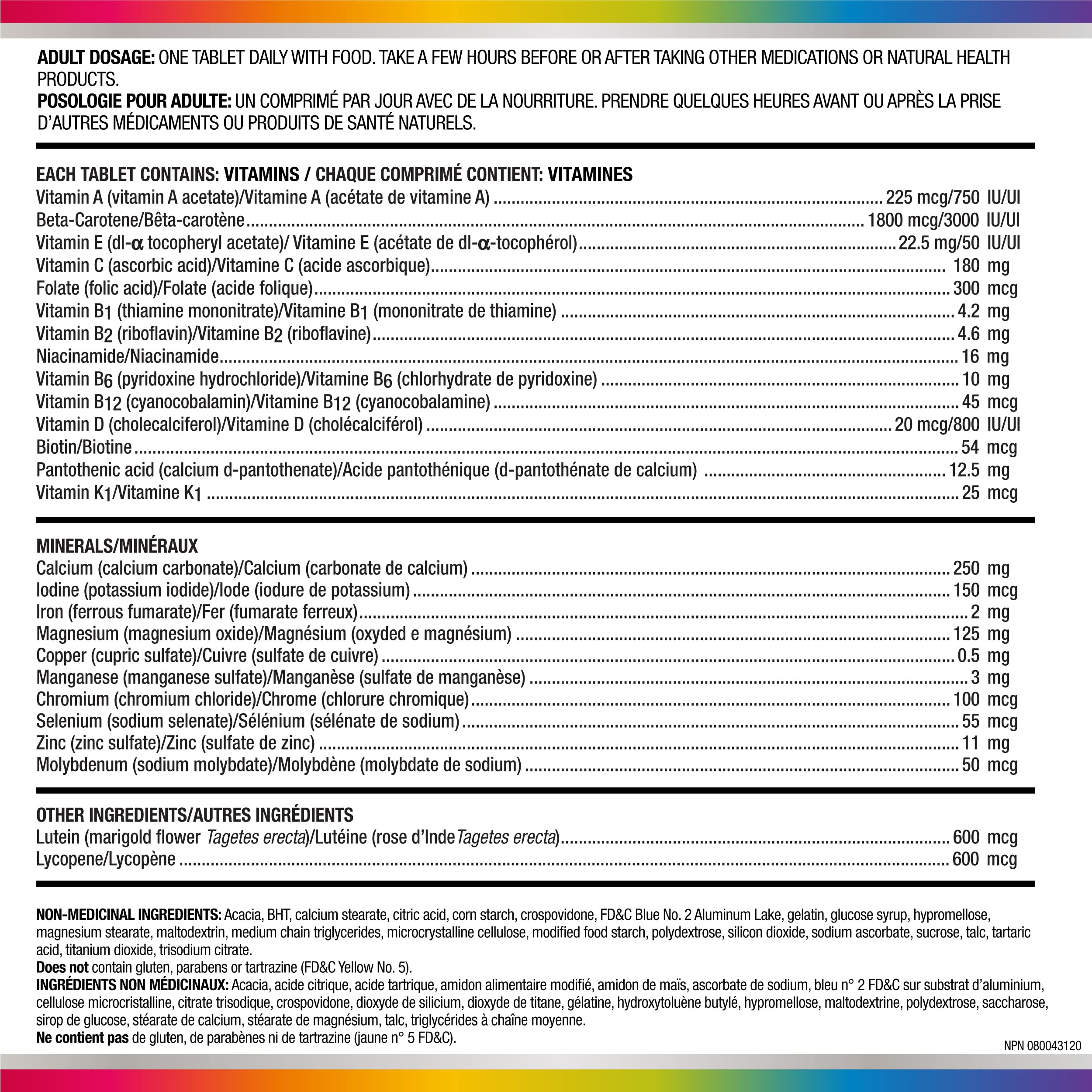 Centrum Men 50 Plus Multivitamins/Minerals Supplement for Men 50+, 90 Tablets (Packaging May Vary)