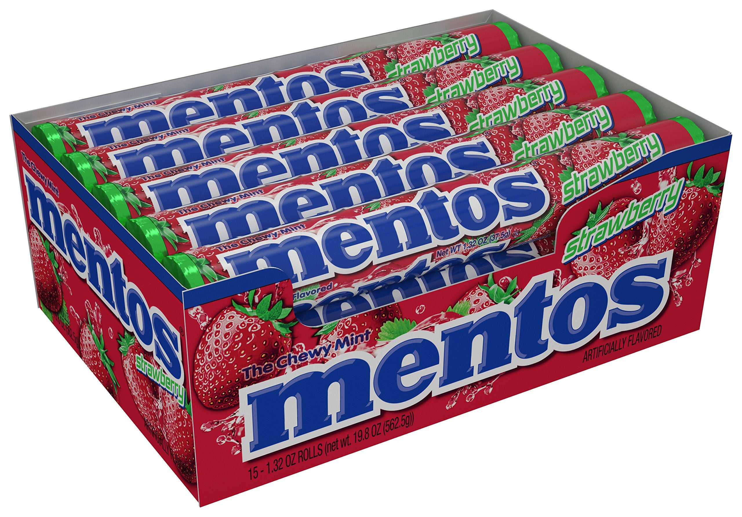 Mentos Strawberry Rolls, 1.32oz. (360 count)