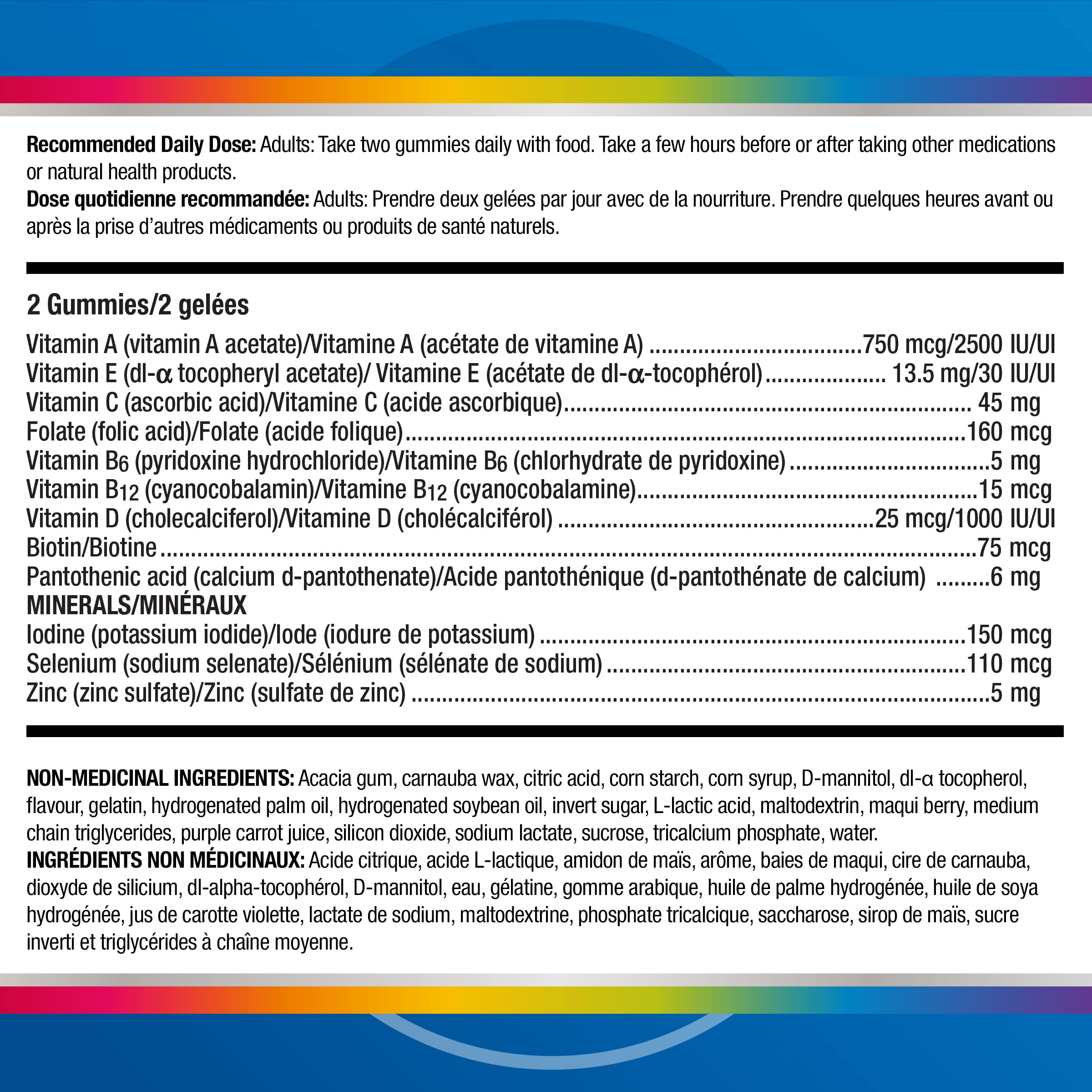Centrum Men MultiGummies, Multivitamins/Minerals Gummies, Cherry, Berry, and Apple Flavours, 130 Count (Packaging May Vary)