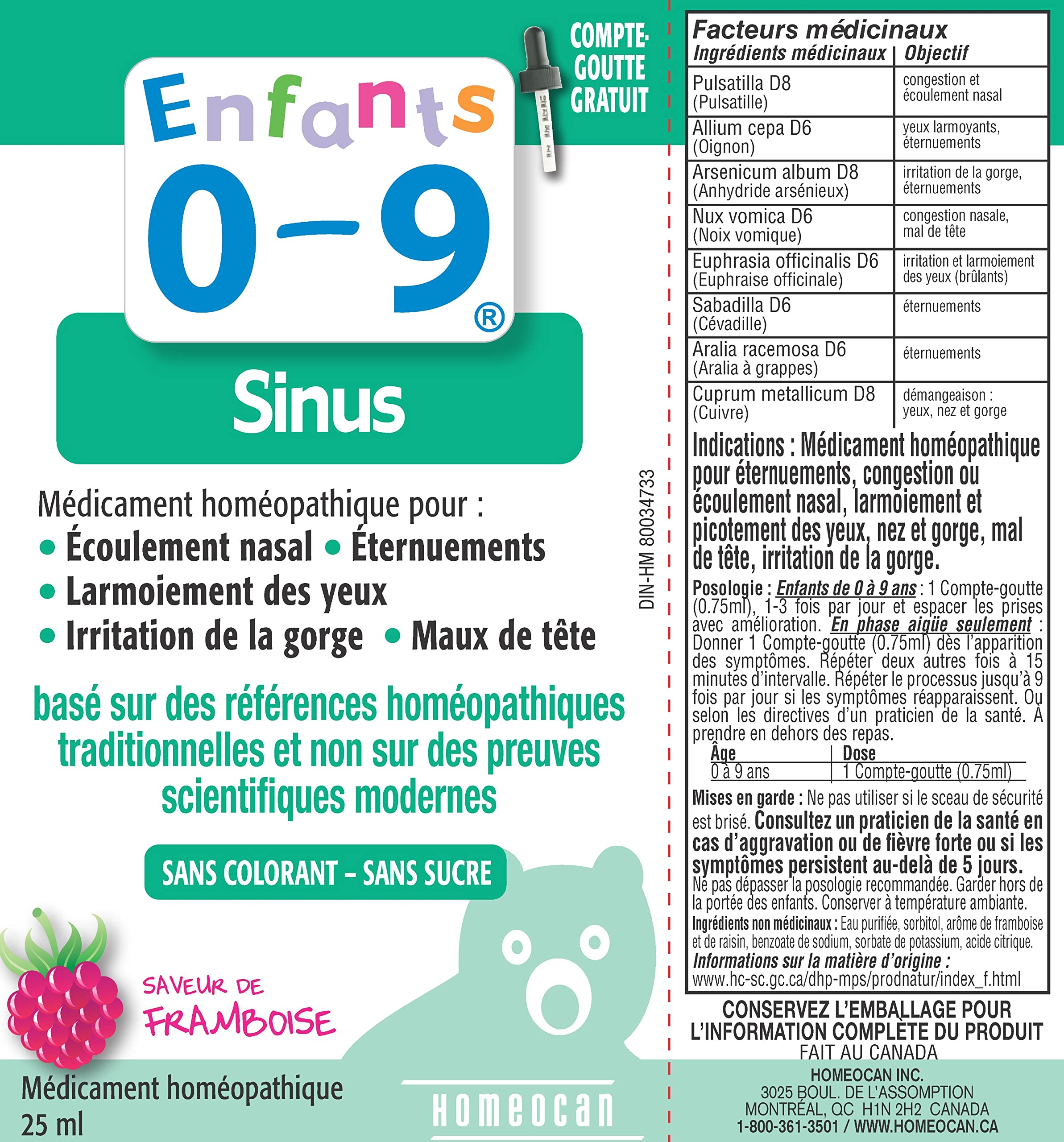 Kids 0-9 Sinus Oral solution 25 ml