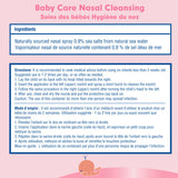 Otrivin Saline Nasal Spray, Baby Care Soft Mist Nasal Decongestant, Natural Sea Water, 100 mL