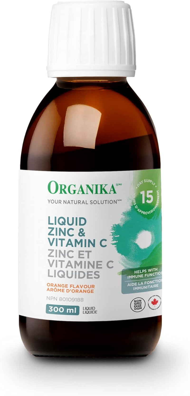 Liquid Zinc and Vitamin C - Orange Flavour - Immunity Support- 300 Ml (Pack of 1)