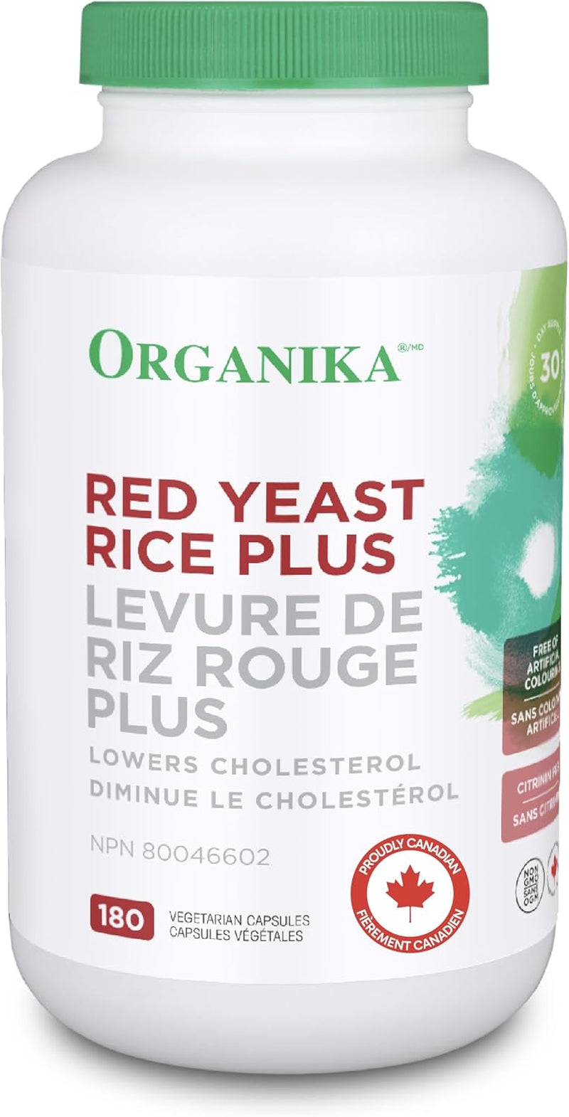 Canadian-Made Red Yeast Rice Plus- Plant Sterols, Cholesterol Support- 180Vcaps