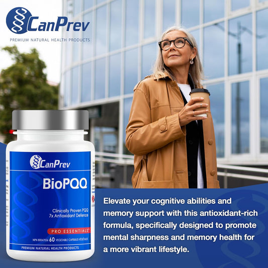 - Biopqq Supplement, 60 V-Caps - PQQ Pyrroloquinoline Quinone for Memory Support, Heart Health, Healthy Aging and Cognitive Health - Antioxidant Supplement
