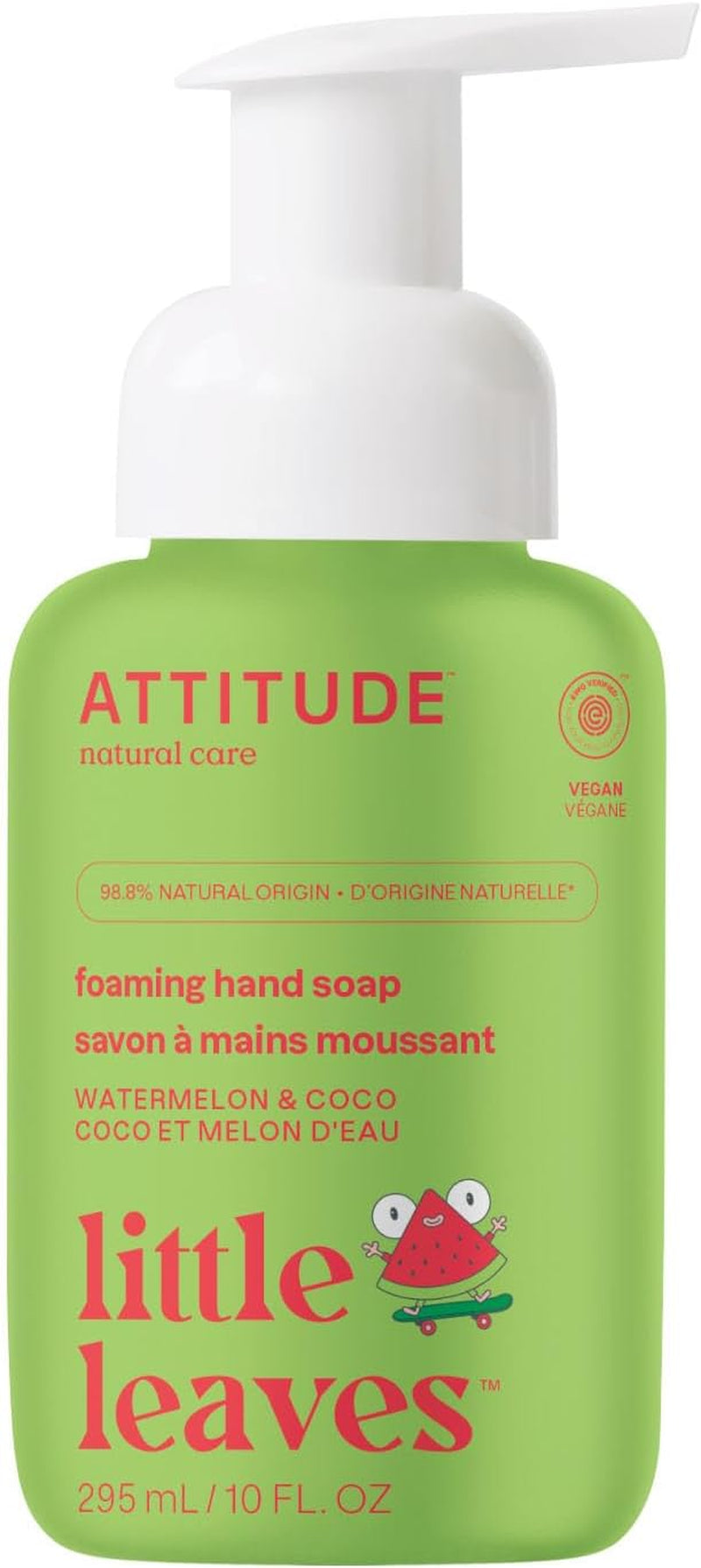 Foaming Hand Soap for Kids, Made in Canada, EWG Verified, Plant- and Mineral-Based Ingredients, Vegan and Cruelty-Free, Blueberry, 295 Ml