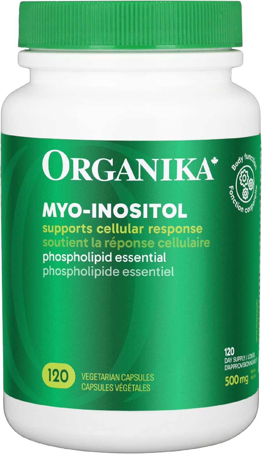 Canadian-Made Inositol (Myo-Inositol)- Cellular Response, Mood Balance, Insulin Support- 90Vcaps
